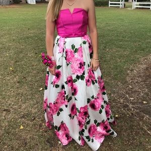 Pink prom dress